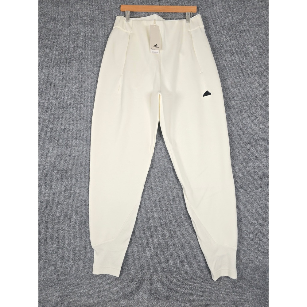 Adidas AEROREADY ZNE Women's Off White Athletic Pants Size LT2 NWT